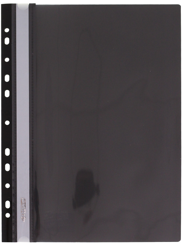 Папка-швидкозшивач 4OFFICE (4-240-63), А4, PP, 100/140 мкм., чорна